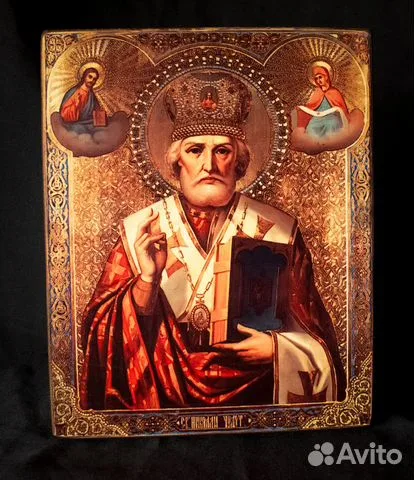 Святой Николай с Иисусом и Богоматерью — необычный подарок
