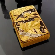 Бензиновая зажигалка Zippo "Рысь" — необычный подарок — фотография 1