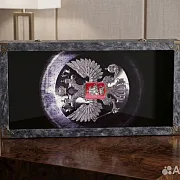 Нарды под стеклом «Герб России» — необычный подарок — фотография 5