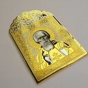 Икона Сергия Радонежского настольная. Златоуст — оригинальный подарок — фотография 4