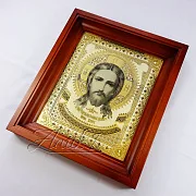 В подарок: Икона Иисуса Христа /в киоте/. Златоуст — фотография 2