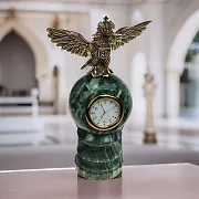 Часы с двуглавым орлом на шаре — необычный подарок — фотография 1