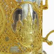 Подстаканник «Красная площадь» для чая — оригинальный подарок — фотография 2