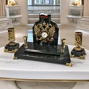Подарочные часы «Президентские» с подставками и гербом РФ — фотография 1