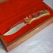 Складной нож «Тигры» — красивый подарок — фотография 3