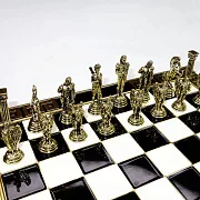 На память: Шахматы с металлическими фигурами — фотография 8