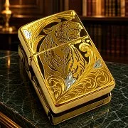 Зажигалка Zippo "Тигр" № 4 — красивый подарок — фотография 1