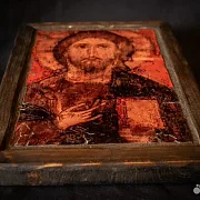 Икона деревянная «Спас Елезаровский» — красивый подарок — фотография 3