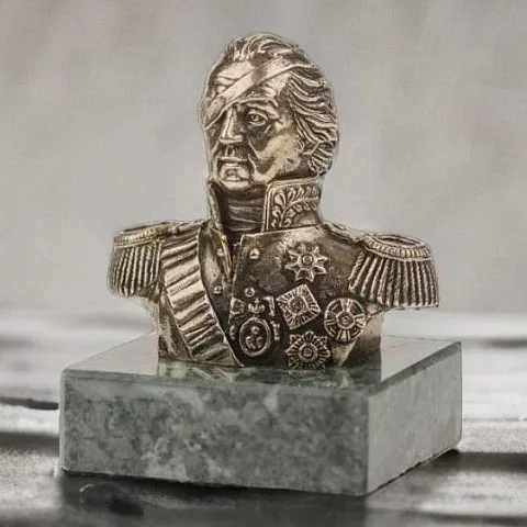 Ручная работа: Бюст «Кутузов М.И.» со змеевиком