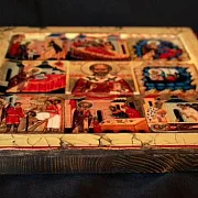 Икона "Cвятитель Николай Мирликийский" — оригинальный подарок — фотография 3
