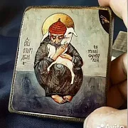 На память: Иконка Спиридона Тримифунтского 10*8 см — фотография 3