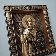 Резная Феодор Стратилат — необычный подарок — фотография 3