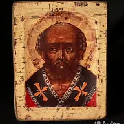 В подарок: Св. Николай Чудотворец. Икона. 15*13 — фотография 4