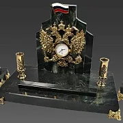 Подарочные часы «Президентские» с подставками и гербом РФ — фотография 2